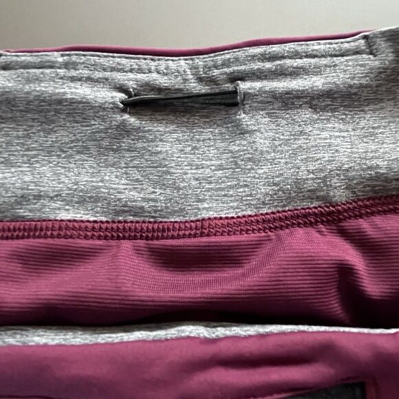 Lululemon Size 10 Speed Short With Liner Womens Yama Check Flaming Tomato Red - Picture 9 of 16